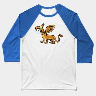 children illustration of golden gryphon screeched loudly Baseball T-Shirt